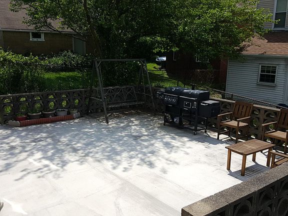 Large patio
