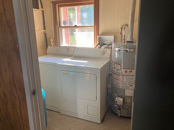 Laundry in garage