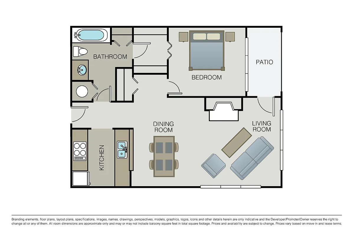 Floor plan Plan 1B