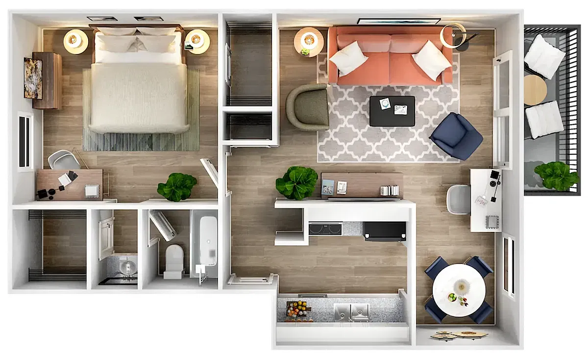 Floor plan A1R