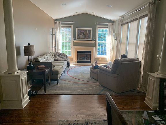 Upstairs living area