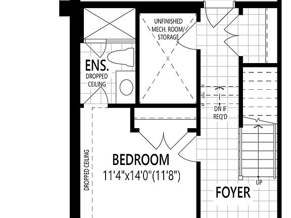 Bedroom 4 In Lieu of Recreation Room