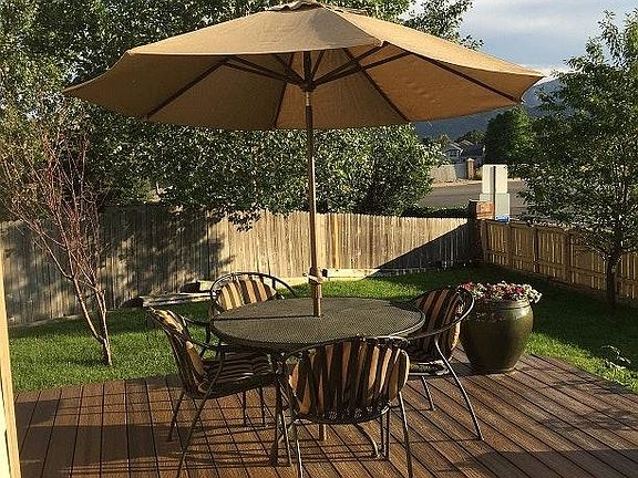 Back yard porch looking left