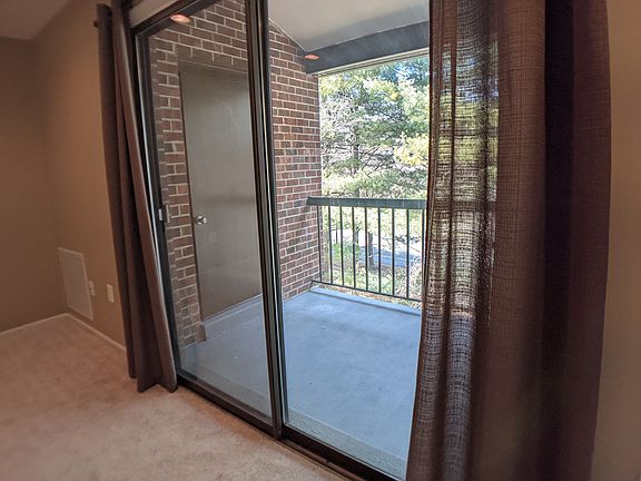 Private patio off of living room.