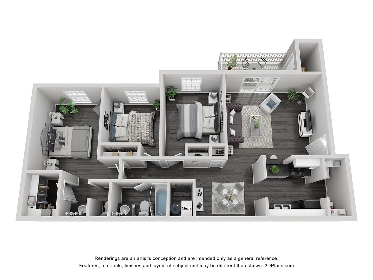 Floor plan Wright