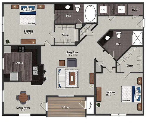 Floor plan Stanton