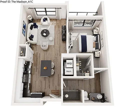 Floor plan A1c