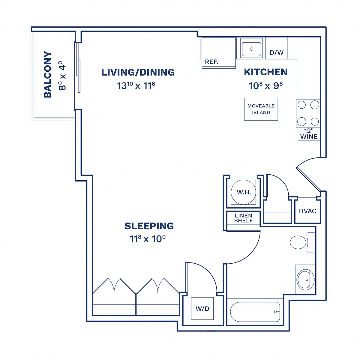 Floor plan Studio-S4