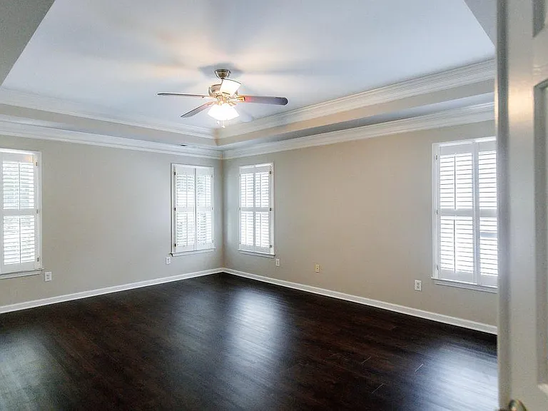 Spacious master bedroom