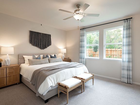 Enjoy the peace and quiet of your primary bedroom.