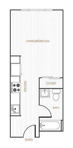 Floor plan Studio