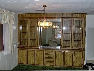 Built-in Hutch in Dining Room!