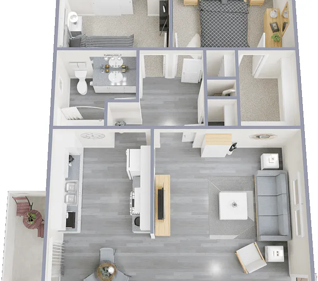 Castilian B Floorplan Diagram