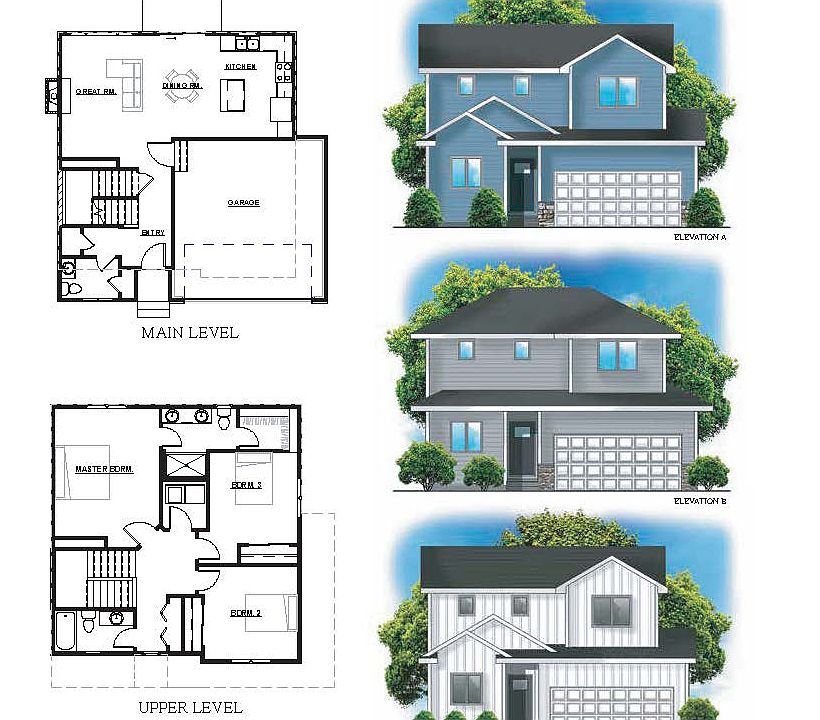 Elevation and Floor Plan