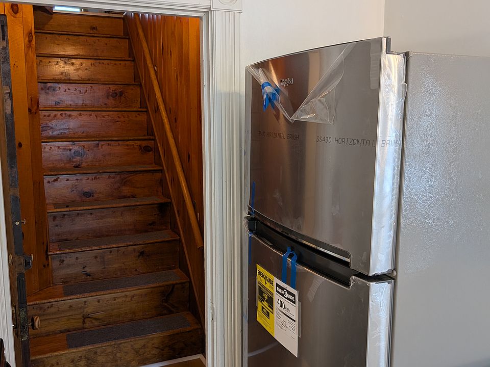 New stainless steel refrigerator