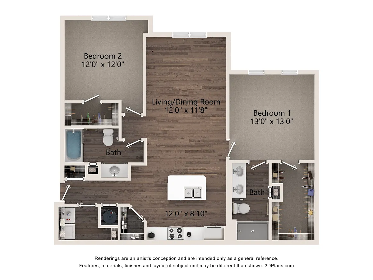 Floor plan B3