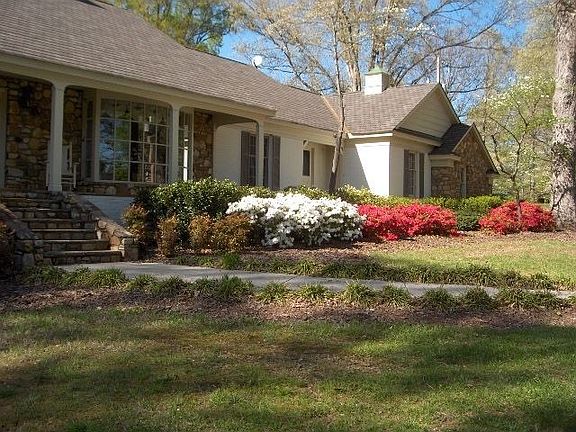 Beautiful landscaping.