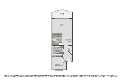 Floor plan Plan 1A