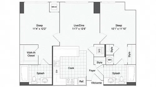 Floor plan Chelsea
