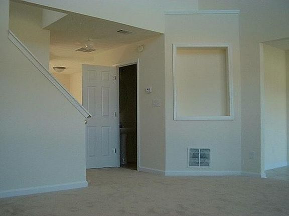 View from Family Room to 1st Floor Bath