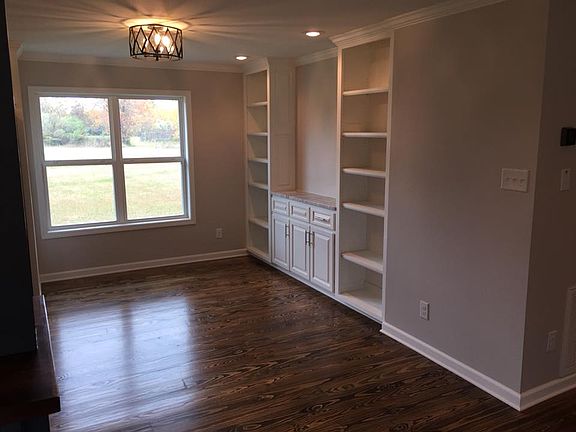 buffet  with eat in kitchen