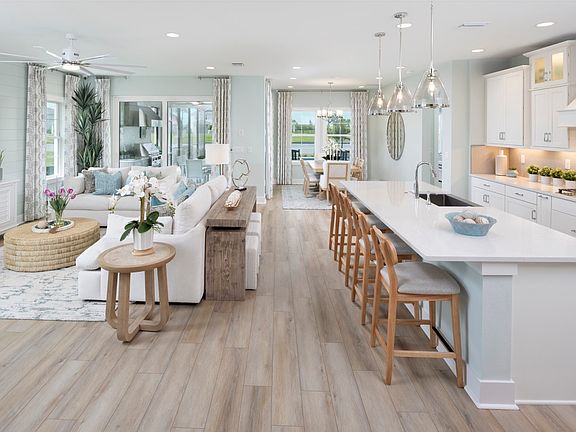 Great Room and Gourmet Kitchen - Egret III at Star Farms