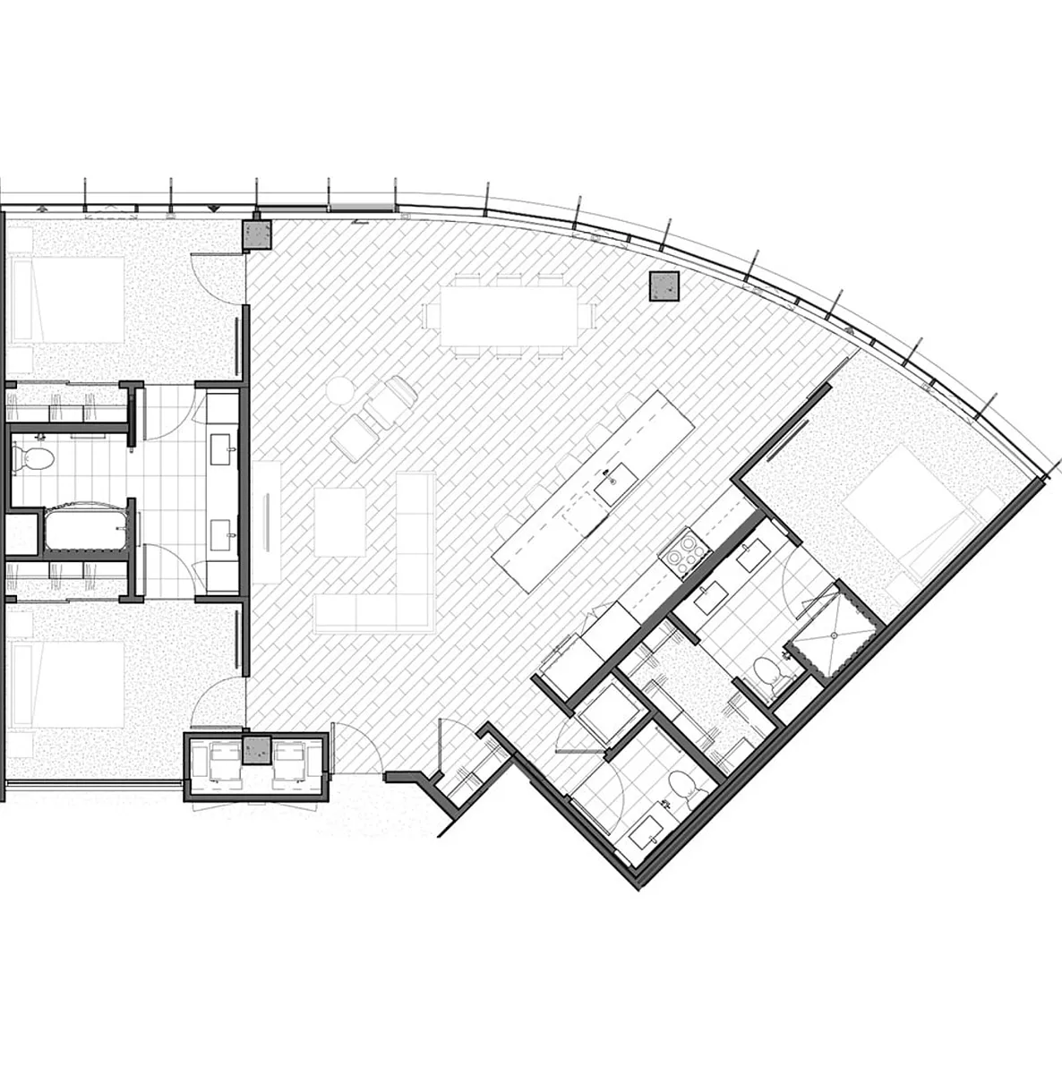 Floor plan Three Bedroom