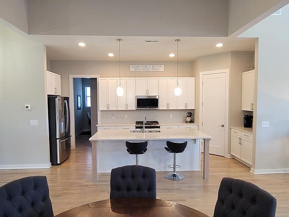 Kitchen with walk in pantry