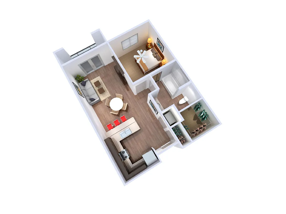 Floor plan 1A.b