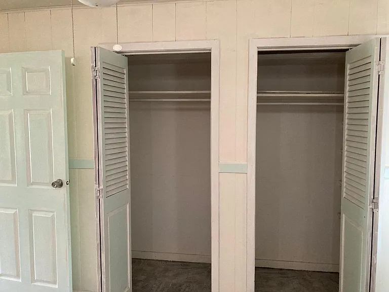 closet in spare bedroom