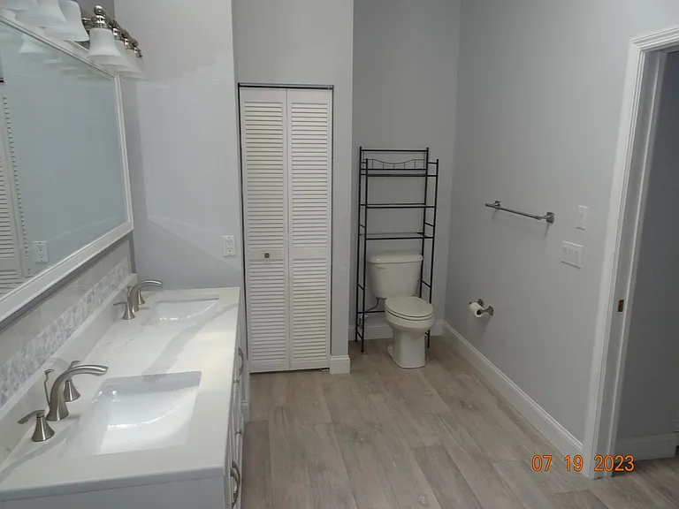 second half of master bath
