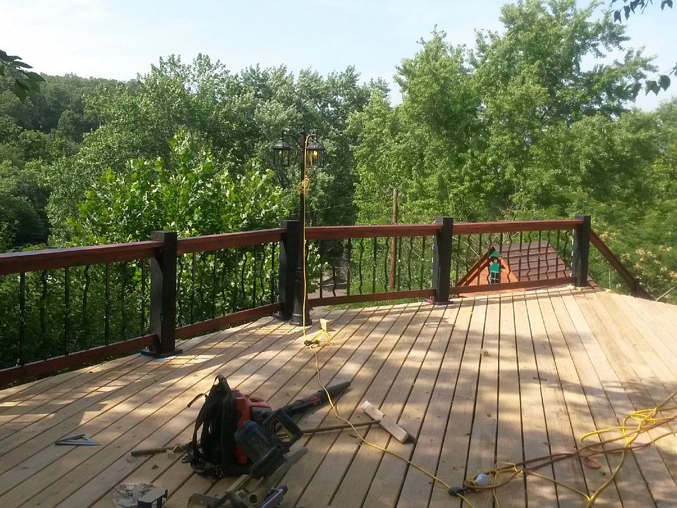 Wrap around custom deck