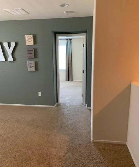 From the stairs