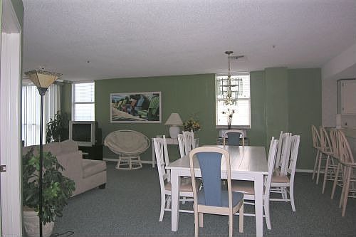 Large dining area plus breakfast bar