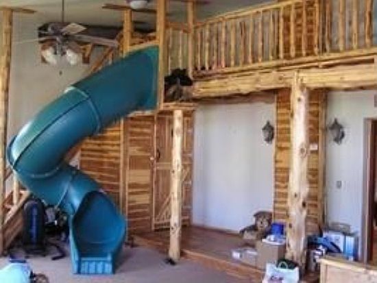 Indoor Slide in Game Room