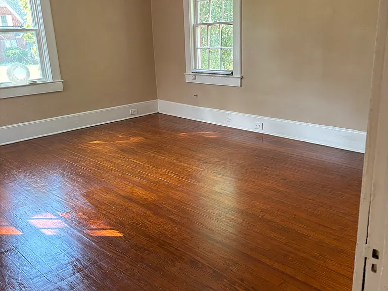 Huge. Master bedroom upstairs.