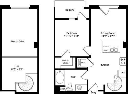 Floor plan A3.2 LOFT A