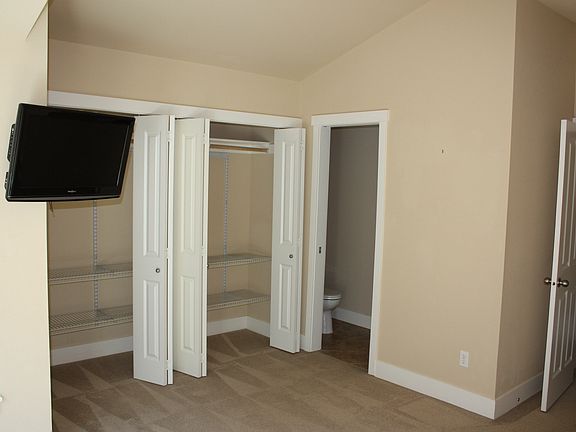 Master bedroom closets