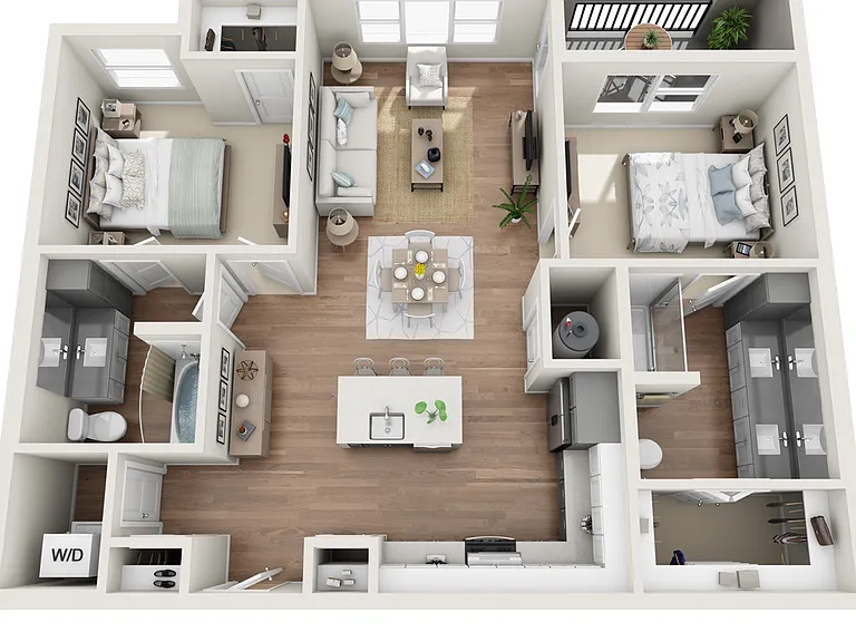The Sawyer Providence Farm - B2 - 2 Beds - 2 Baths - 1084 Sq. ft.