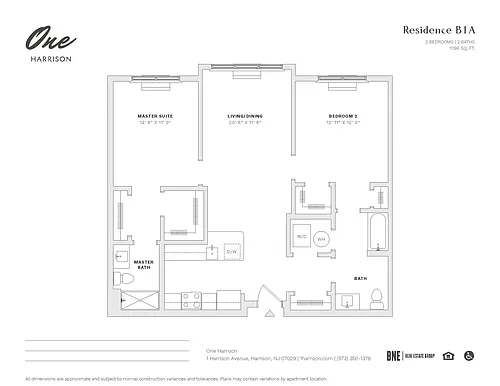 Floor plan Residence B1A