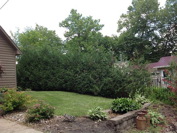 landscaped yard