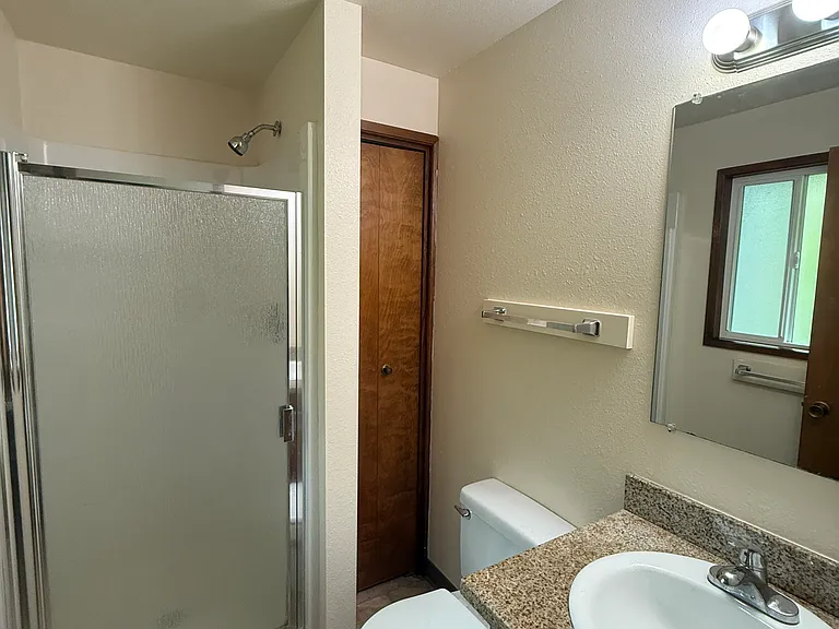 Primary bathroom.