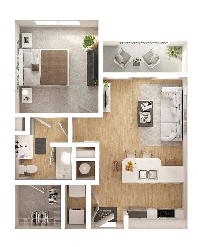 Floor plan A1A