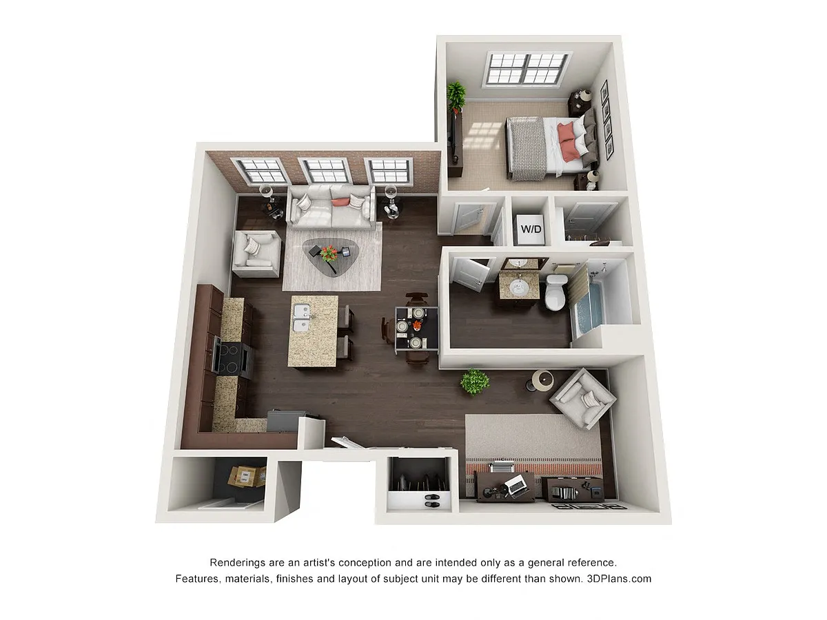 Floor plan 1E