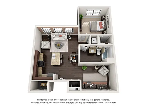 Floor plan 1E