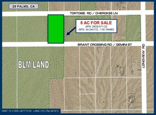 Brant Crossing Rd, Twentynine palms, CA 92277