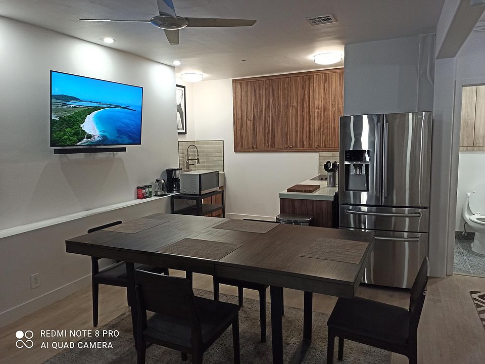 Spacious dining area.