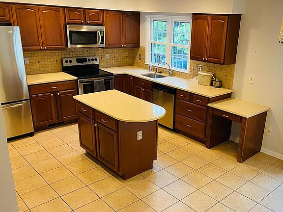 Kitchen with access to deck