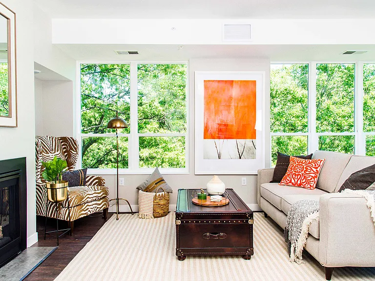 Two-Bedroom Apartment Living Room