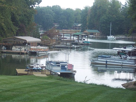 view of waterfront and dock